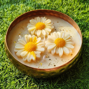 Hamared Decorative Urli Candle - Daisy